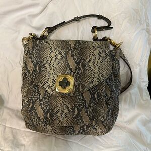 Makowsky snake skin purse